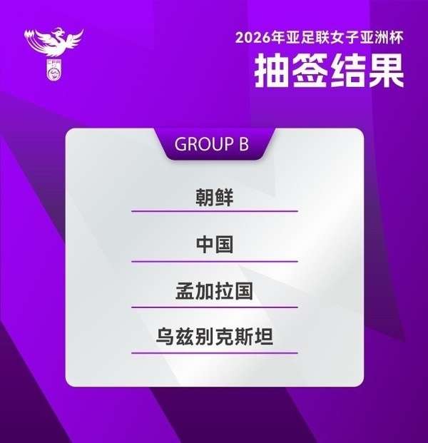 女足亚洲杯抽签揭晓：中国队陷"朝韩围城"，八强门槛成保底目标